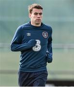 27 March 2015; Republic of Ireland's Seamus Coleman in action during squad training. Gannon Park, Malahide, Co. Dublin. Picture credit: David Maher / SPORTSFILE