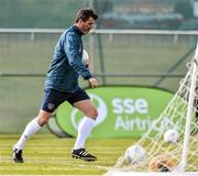 27 March 2015; Republic of Ireland assistant manager Roy Keane in action during squad training. Gannon Park, Malahide, Co. Dublin. Picture credit: David Maher / SPORTSFILE