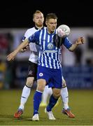 27 March 2015; Moren Nielsen, Sligo Rovers, in action against Chris Shields, Dundalk. SSE Airtricity League Premier Division, Dundalk v Sligo Rovers. Oriel Park, Dundalk, Co. Louth. Photo by Sportsfile