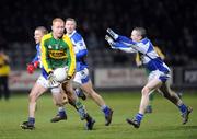 29 March 2008; Seamus Scanlon, Kerry, in action against Peter O'Leary, Laois. Allianz National Football League, Division 1,  Round 5, Laois v Kerry, O'Moore Park, Portlaoise, Co Laois. Picture credit; Matt Browne / SPORTSFILE *** Local Caption ***