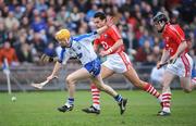 30 March 2008; John Mullane, Waterford, in action against Sean Og O'hAilpin and Brian Murphy, Cork. Allianz National Hurling League, Division 1A, Play Off, Waterford v Cork, Walsh Park, Waterford. Picture credit: Matt Browne / SPORTSFILE