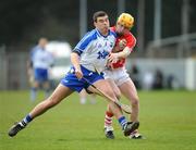 30 March 2008; Brian Phelan, Waterford, in action against Cathal Naughton, Cork. Allianz National Hurling League, Division 1A, Play Off, Waterford v Cork, Walsh Park, Waterford. Picture credit: Matt Browne / SPORTSFILE