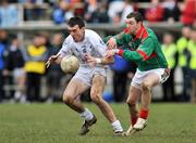 31 March 2008; John Doyle, Kildare, in action against Keith Higgins, Mayo. Allianz National Football League, Division 1, Round 5, Kildare v Mayo, St Conleth's Park, Newbridge, Co. Kildare. Picture credit: Brian Lawless / SPORTSFILE