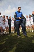 31 March 2008; Kildare manager Kieran McGeeney prepares to give his team talk. Allianz National Football League, Division 1, Round 5, Kildare v Mayo, St Conleth's Park, Newbridge, Co. Kildare. Picture credit: Brian Lawless / SPORTSFILE