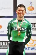 27 March 2015; Ireland's Eoghan Clifford after his C3 3km Pursuit race, where he finished 3rd with a time of 3:39.945. 2015 UCI Para-cycling Track World Championships. Omnisport Apeldoorn, De Voorwaarts 55, 7321 MA Apeldoorn, Netherlands. Picture credit: Jean Baptiste Benavent / SPORTSFILE