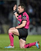 27 March 2015; Referee Nigel Owens. Guinness PRO12, Round 18, Leinster v Glasgow Warriors. RDS, Ballsbridge, Dublin. Picture credit: Ramsey Cardy / SPORTSFILE