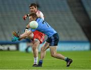 28 March 2015; Mark Lynch, Derry, in action against Jack McCaffrey, Dublin. Allianz Football League, Division 1, Round 6, Dublin v Derry. Croke Park, Dublin. Picture credit: Ray McManus / SPORTSFILE