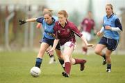4 April 2008; Lisa Leonard, Presentation College Tuam, in action against Niamh O'Regan, St. Mary's Mallow. Pat the Baker Ladies Football Post Primary Schools Senior A semi-final, St. Mary's Mallow, Cork v Presentation College Tuam, Galway, Toomevara, Co. Tipperary. Picture credit: Stephen McCarthy / SPORTSFILE
