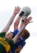 5 April 2008; George Hannigan, Tipperary, in action against Alan O'Sullivan, Kerry. Cadbury's Munster U21 Football Championship Final, Tipperary v Kerry, Ardfinnan, Co. Tipperary. Picture credit: Matt Browne / SPORTSFILE