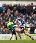 29 March 2015; Dessie Mone, Monaghan, in action against Paul Geaney, Kerry. Allianz Football League, Division 1, Round 6, Kerry v Monaghan. Austin Stack Park, Tralee, Co. Kerry. Picture credit: Stephen McCarthy / SPORTSFILE