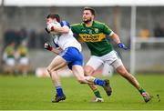 29 March 2015; Karl O'Connell, Monaghan, is tackled by Alan Fitzgerald, Kerry, resulting in a black card. Allianz Football League, Division 1, Round 6, Kerry v Monaghan. Austin Stack Park, Tralee, Co. Kerry. Picture credit: Stephen McCarthy / SPORTSFILE