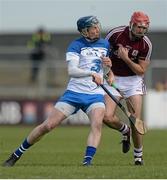 29 March 2015; James Regan, Galway, in action against Austin Gleeson, Waterford. Allianz Hurling League, Division 1, Quarter-Final, Waterford v Galway. Walsh Park, Waterford. Picture credit: Piaras Ó Mídheach / SPORTSFILE
