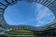 29 March 2015; A general view of the Aviva Stadium ahead of the game. UEFA EURO 2016 Championship Qualifier, Group D, Republic of Ireland v Poland. Aviva Stadium, Lansdowne Road, Dublin.  Picture credit: Brendan Moran / SPORTSFILE