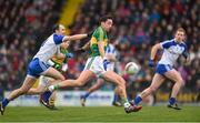 29 March 2015; Anthony Maher, Kerry, in action against Paul Finlay, Monaghan. Allianz Football League, Division 1, Round 6, Kerry v Monaghan. Austin Stack Park, Tralee, Co. Kerry. Picture credit: Stephen McCarthy / SPORTSFILE