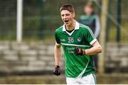 29 March 2015; Danny Neville, Limerick, celebrates after scoring a late point. Allianz Football League, Division 3, Round 6, Limerick v Clare. Newcastlewest, Co. Limerick. Picture credit: Diarmuid Greene / SPORTSFILE