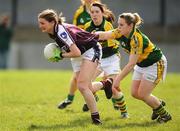 6 April 2008; Annette Clarke, Galway, in action against Debra Murphy, Kerry. Suzuki Ladies National Football League Division 1 semi-final, Kerry v Galway , Cooraclare, Co Clare. Photo by Sportsfile