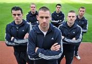7 April 2008; adidas has announced six new additions to their GAA team for 2008, from left, Paul Brogan, Dublin, James Masters, Cork, Dan Shanahan, Waterford, Bernard Brogan, Dublin, Tomas Quinn, Dublin and Tommy Freeman, Monaghan. The players will wear either adidas adipure, F50.8 TUNiT+ or Predator Powerswerve for the rest of the year. There are now 23 players on the adidas GAA team, including Seán Óg O’hAilpín, Colm Cooper and the eldest Brogan brother Alan. Croke Park, Dublin. Picture credit: Brendan Moran / SPORTSFILE