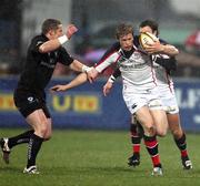 11 April 2008; Andrew Trimble, Ulster, is tackled by Mel Deane, Connacht. Magners League, Ulster v Connacht, Ravenhill Park, Belfast, Co. Anrim. Picture credit: Oliver McVeigh / SPORTSFILE