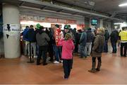 29 March 2015; Supporters queue up at one of the refreshment stands in the stadium before the game. UEFA EURO 2016 Championship Qualifier, Group D, Republic of Ireland v Poland. Aviva Stadium, Lansdowne Road, Dublin. Picture credit: Brendan Moran / SPORTSFILE