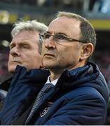 29 March 2015; Martin O'Neill, right, Republic of Ireland manager, with coach Steve Walford. UEFA EURO 2016 Championship Qualifier, Group D, Republic of Ireland v Poland. Aviva Stadium, Lansdowne Road, Dublin. Picture credit: David Maher / SPORTSFILE
