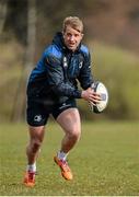 31 March 2015; Leinster's Luke Fitzgerald in action during squad training. St Gerard's School, Bray, Co. Wicklow. Picture credit: Brendan Moran / SPORTSFILE