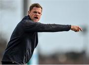 31 March 2015; Leinster's Jamie Heaslip in action during squad training. St Gerard's School, Bray, Co. Wicklow. Picture credit: Brendan Moran / SPORTSFILE