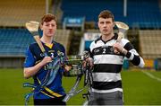 31 March 2015; Ronan Teehan, captain, Thurles CBS, left, and Liam Blanchfield, vice-captain, St Kieran's College, Kilkenny, pictured ahead of the Masita GAA All-Ireland Post Primary Schools Croke Cup Final which will take place between Thurles CBS, Tipperary, and St. Kieran's College, Kilkenny, in Semple Stadium, Thurles, at 5pm on Saturday. Semple Stadium, Thurles, Co. Tipperary. Picture credit: Diarmuid Greene / SPORTSFILE
