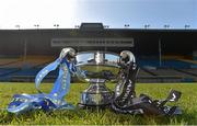 31 March 2015; A general view of the Croke Cup on the Semple Stadium pitch ahead of the Masita GAA All-Ireland Post Primary Schools Croke Cup Final which will take place between Thurles CBS, Tipperary, and St. Kieran's College, Kilkenny, in Semple Stadium, Thurles, at 5pm on Saturday. Semple Stadium, Thurles, Co. Tipperary. Picture credit: Diarmuid Greene / SPORTSFILE