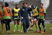 31 March 2015; Connacht head coach Pat Lam issues instructions during squad training. Sportsground, Galway. Picture credit: Pat Murphy / SPORTSFILE