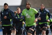 31 March 2015; Connacht's Aly Muldowney during squad training. Sportsground, Galway. Picture credit: Pat Murphy / SPORTSFILE