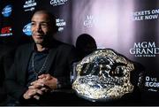 31 March 2015; UFC featherweight Champion Jose Aldo during a media day. The Convention Centre Dublin, Spencer Dock, North Wall Quay, Dublin. Picture credit: Ramsey Cardy / SPORTSFILE