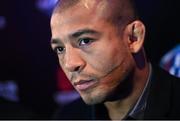 31 March 2015; UFC featherweight Champion Jose Aldo during a media day. The Convention Centre Dublin, Spencer Dock, North Wall Quay, Dublin. Picture credit: Ramsey Cardy / SPORTSFILE