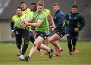 31 March 2015; Connacht's Shane Delahunt during squad training. Sportsground, Galway. Picture credit: Pat Murphy / SPORTSFILE