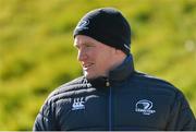 31 March 2015; Leinster Rugby Communications Manager Marcus O Buachalla during squad training. St Gerard's School, Bray, Co. Wicklow. Picture credit: Brendan Moran / SPORTSFILE