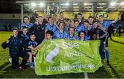 1 April 2015; The UCD squad celebrate after the game. SSE Airtricity U19 League Enda McGuill Cup Final, UCD v Derry City. The UCD Bowl, UCD, Belfield, Dublin. Picture credit: Piaras Ó Mídheach / SPORTSFILE