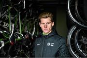2 April 2015; Irish rider Ryan Mullen of the An Post Chain Reaction Sean Kelly Team poses for a portrait at the 2015 team launch. Gent, Belgium. Picture credit: Ramsey Cardy / SPORTSFILE