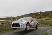 3 April 2015; Robert Consani  and Maxime Vilmot, in a Citroen DS3, in action during the SS2 of the Circuit of Ireland Rally 2015. Hamiltons Folly, Castlewellan, Co. Down. Picture credit: Philip Fitzpatrick / SPORTSFILE