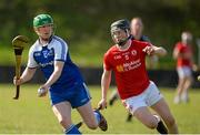 4 April 2015; Ronan Meegan, Monaghan, in action against Padraig McHugh, Tyrone. Allianz Hurling League Division 3A Final, Tyrone v Monaghan. Keady, Co. Armagh. Picture credit: Oliver McVeigh / SPORTSFILE