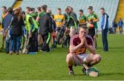 4 April 2015; Darragh Clinton, Westmeath, reacts after defeat to Kerry. Allianz Hurling League Division 2A Final, Westmeath v Kerry. Gaelic Grounds, Limerick. Picture credit: Diarmuid Greene / SPORTSFILE