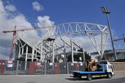 13 April 2008; A general view of the continuing redevelopment of Thomond Park, Limerick. Picture credit: Brendan Moran / SPORTSFILE