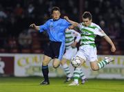 18 April 2008; Alan Murphy, Shamrock Rovers, in action against Brian King, UCD. eircom league of Ireland Premier Division, Shamrock Rovers v UCD, Tolka Park, Dublin. Picture credit; Stephen McCarthy / SPORTSFILE