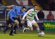 18 April 2008; Sean O'Connor, Shamrock Rovers, in action against Patrick McWalter, UCD. eircom league of Ireland Premier Division, Shamrock Rovers v UCD, Tolka Park, Dublin. Picture credit; Stephen McCarthy / SPORTSFILE