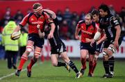 19 April 2008; Mick O'Driscoll, Munster, in action against Shane Williams, Ospreys. Magners League, Munster v Ospreys, Musgrave Park, Cork. Picture credit: Matt Browne / SPORTSFILE *** Local Caption ***