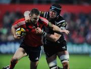 19 April 2008; Tomas O'Leary, Munster, in action against Jonathan Thomas, Ospreys. Magners League, Munster v Ospreys, Musgrave Park, Cork. Picture credit: Matt Browne / SPORTSFILE *** Local Caption ***