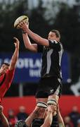 19 April 2008; Ian Evans, Ospreys, takes the ball in the lineout against Donncha O'Callaghan, Munster. Magners League, Munster v Ospreys, Musgrave Park, Cork. Picture credit: Matt Browne / SPORTSFILE *** Local Caption ***