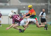 20 April 2008; Michael Ryan, Carlow, in action against John Shaw, Westmeath. Allianz National Hurling League, Division 2 Final, Carlow v Westmeath, Gaelic Grounds, Limerick. Picture credit: Stephen McCarthy / SPORTSFILE *** Local Caption ***