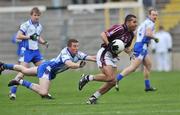 20 April 2008; Michael Green, Westmeath, in action against Tomas Freeman, Monaghan. Allianz National Football League, Division 2, Round 7, Monaghan v Westmeath, St Tighearnach's Park, Clones, Co. Monaghan. Picture credit: Brian Lawless / SPORTSFILE *** Local Caption ***