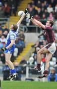 20 April 2008; David Duffy, Westmeath, in action against Eoin Lennon, Monaghan. Allianz National Football League, Division 2, Round 7, Monaghan v Westmeath, St Tighearnach's Park, Clones, Co. Monaghan. Picture credit: Brian Lawless / SPORTSFILE *** Local Caption ***