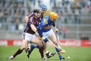 20 April 2008; Lar Corbett, Tipperary, in action against Tony Og Regan, 3, and Richie Murray, Galway. Allianz National Hurling League, Division 1 Final, Tipperary v Galway, Gaelic Grounds, Limerick. Picture credit: Pat Murphy / SPORTSFILE *** Local Caption ***