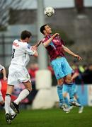 20 April 2008; Eamon Zayed, Drogheda United, in action against Jason McGuinness, Bohemians. eircom League Premier Division, Drogheda United v Bohemians, United Park, Drogheda, Co. Louth. Photo by Sportsfile *** Local Caption ***